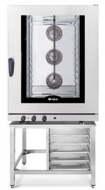 11000009760 Абат Конвекционная печь КЭП-10, 10 уровней, 400х600 мм, нерж. камера, эл/механика, пароувлажнение, регулировка влажности от 0% до 100%, реверс, без противней