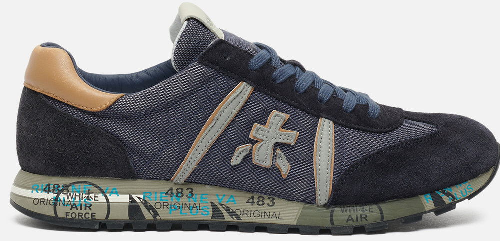 Premiata Lucy 5390 мужские синие спортивные