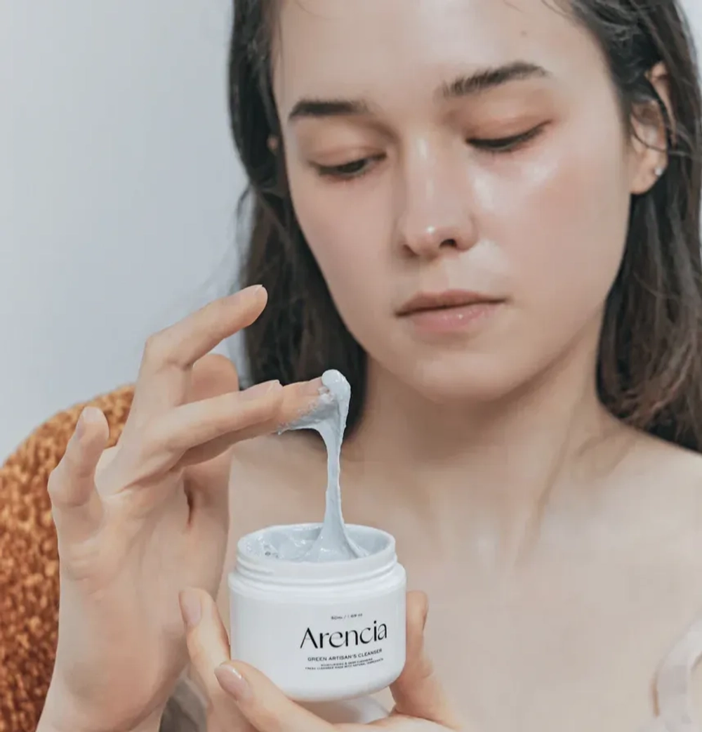 Arencia Fresh Blue Hyssop Rice Mochi Cleanser Arencia очищающее средство для глубокого очищения кожи с экстрактом иссопа