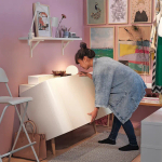 Комод/стол письменный - IKEA FÄLLSKÄR/FALLSKAR/ФАЛЛСКАР ИКЕА, белый