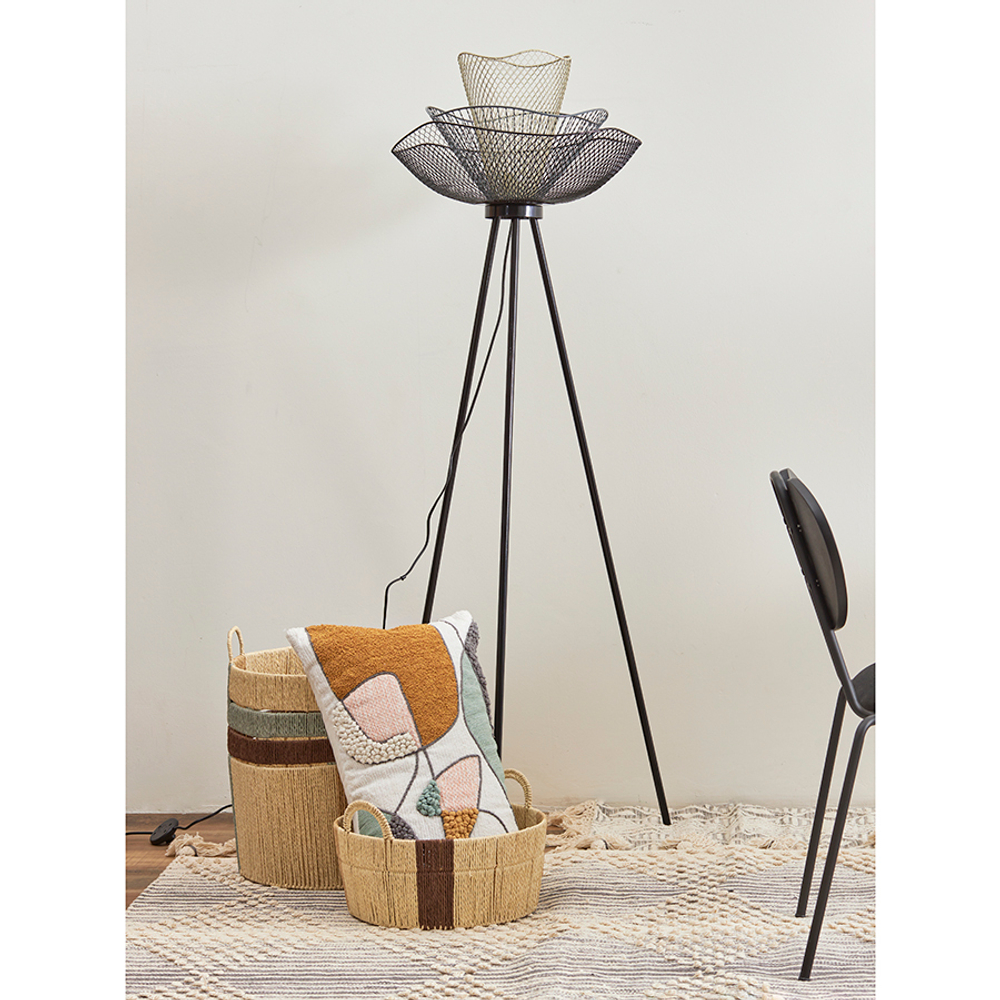 Корзина плетеная круглая bodhran chocolate из коллекции ethnic, размер m