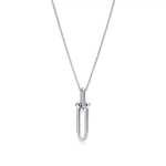 Подвеска из серебра, Tiffany💠 Elongated link, В наличии