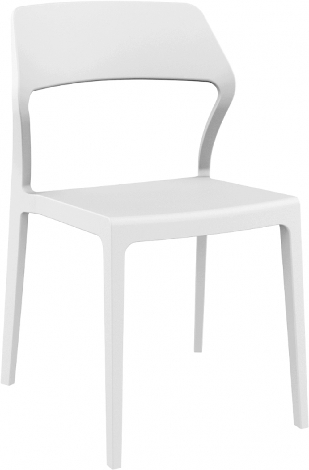 Стул пластиковый Siesta Contract Snow, белый