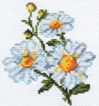 "Ромашки"-0-42  вышивка