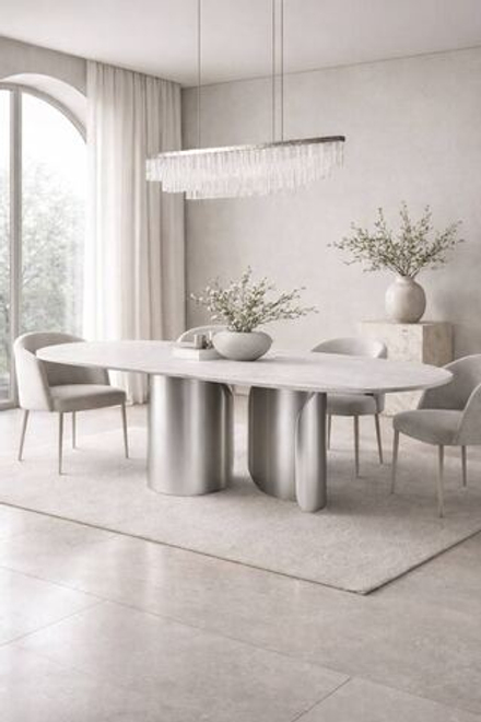 Обеденный стол Ellissi Silver