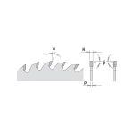 Пильный диск Contractor 160x2.2/1.4x20 Z40 ATB CMT K16040H-X10