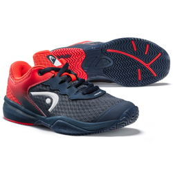 детские Кроссовки теннисные Head Sprint 3.0 Junior - midnight navy/neon red