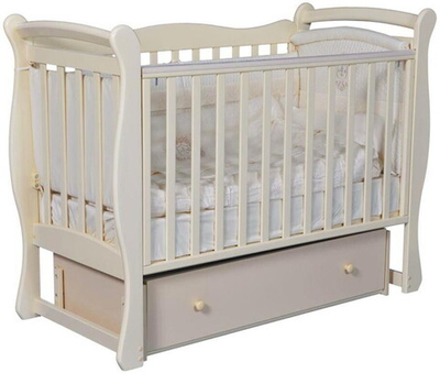 Детская кроватка Антел Julia-1 (маятник универсальный) слоновая кость