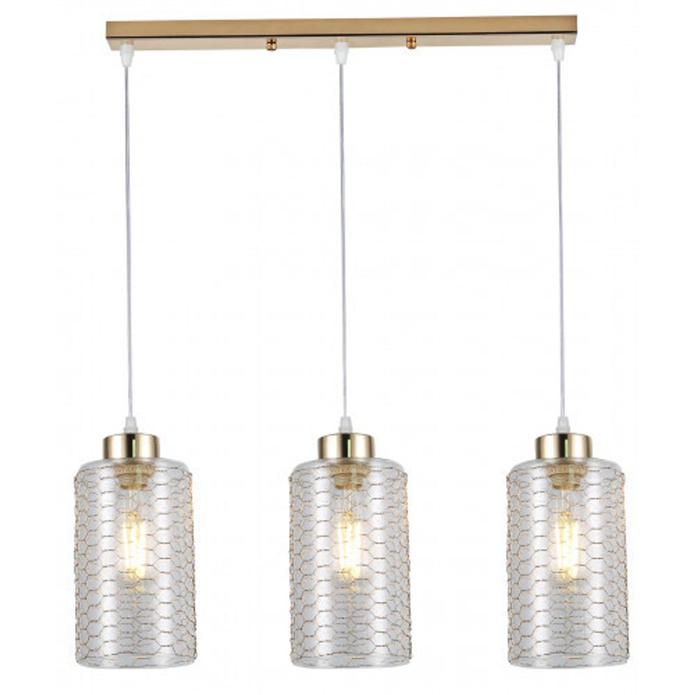 Светильник подвесной (подвес) Rivoli Malice 9124-203 3 х Е27 40 Вт модерн потолочный