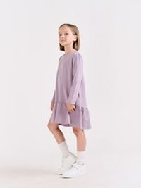 Платье с воланом "Вереск"