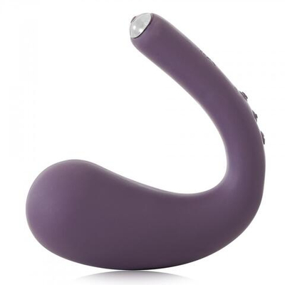 Фиолетовый вибратор Dua G-spot & Clitoral Wearable Vibrator - 17,8 см. (Цвет: фиолетовый)
