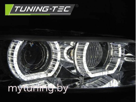 Передние фары ANGEL EYES LED CHROME HID для BMW 3 E92 E93
