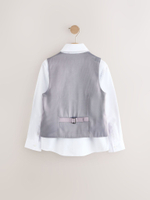 Комплект из трех предметов для мальчика Next E58-953, Сиреневый, Белый