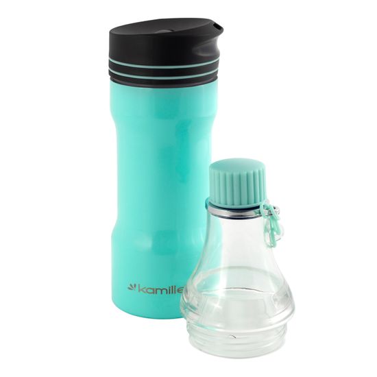 Термокружка 320 мл. из нержавеющей стали Kamille KM-2061 (2 в 1) со сменным горлышком