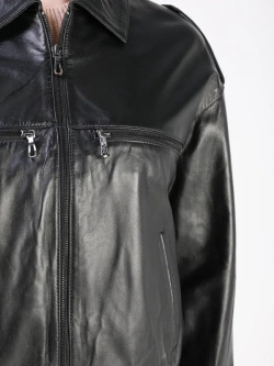 Кожаная куртка демисезонная