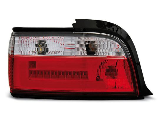 Задние фонари Bmw 3 E36 red white bar led