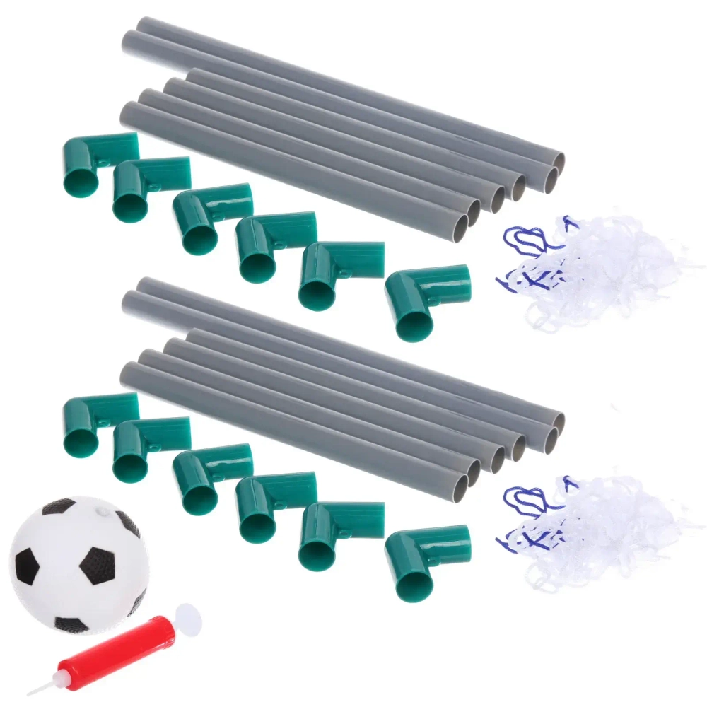 Набор тренировочный для футбола ZG270-229: ворота 47*36,5*36,5 см 2 шт., мяч 10 см, насос