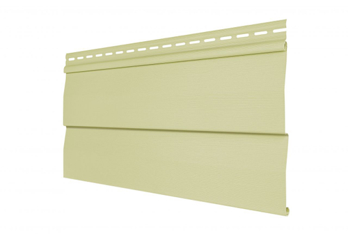 Сайдинг виниловый Tecos Ardennes Корабельный брус Светло-жёлтый 3660х230 мм