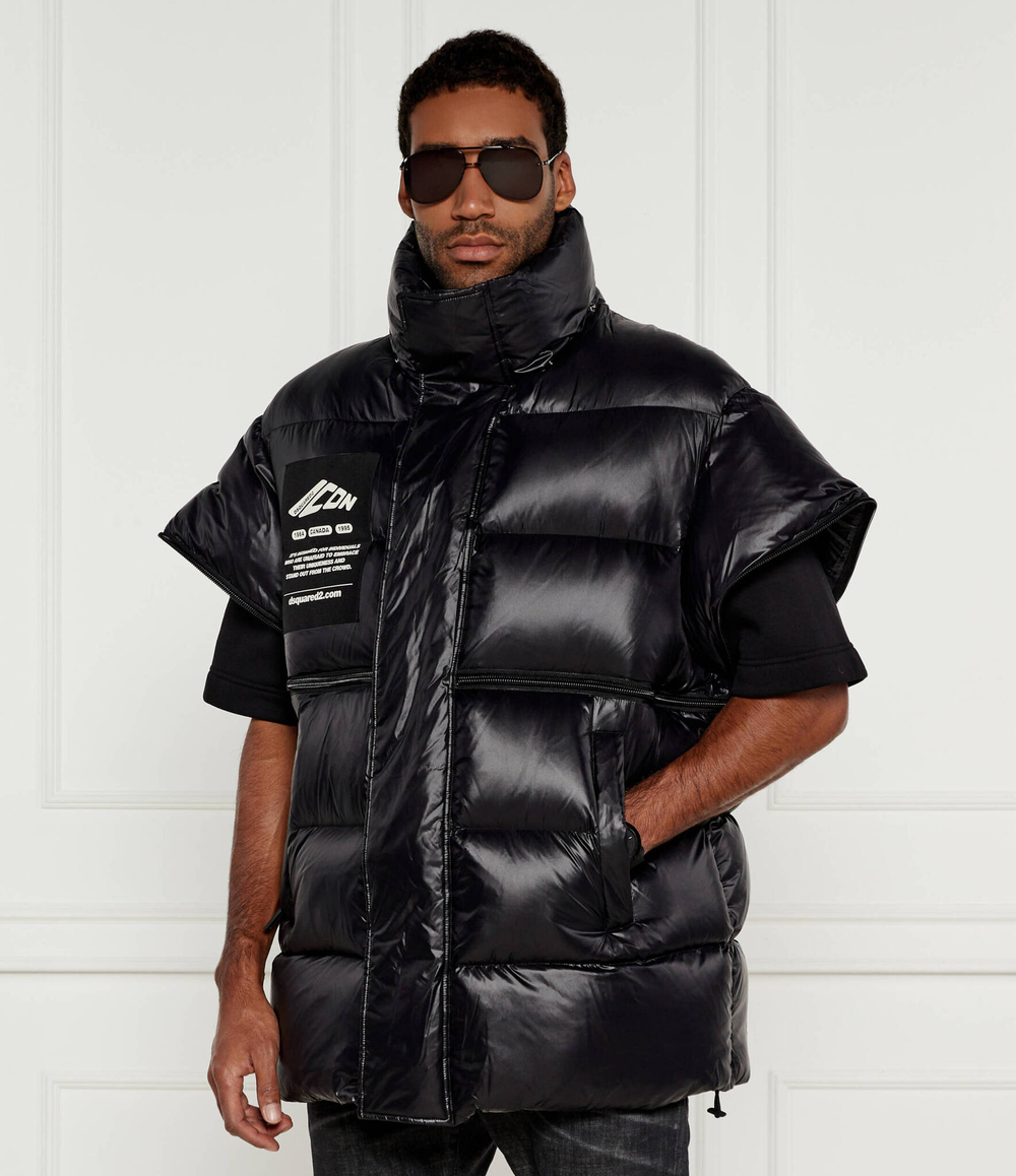 Пуховая куртка 2в1 Dsquared2 - черный(S79AM0063 S60518)