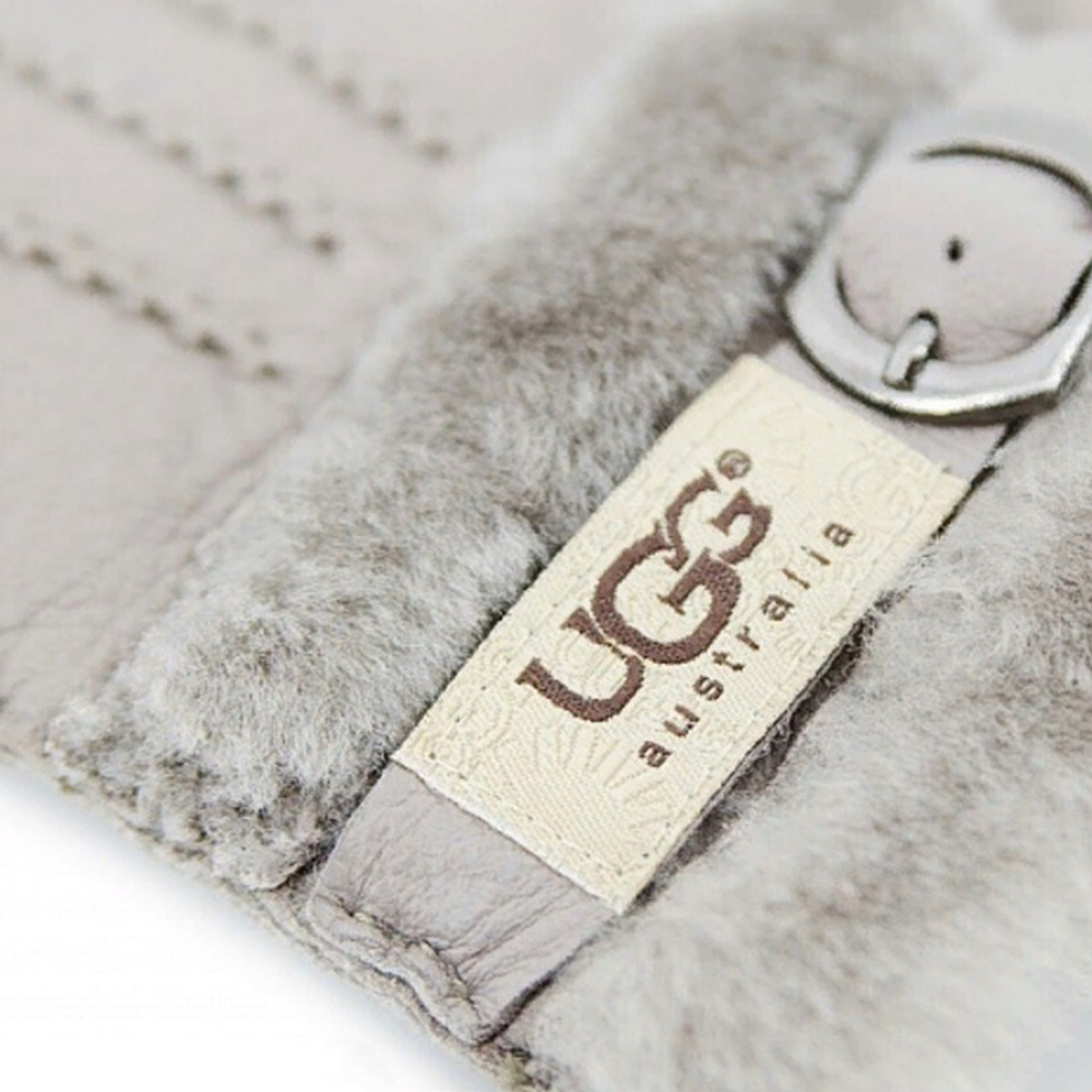 Перчатки UGG Fashion Belt Glove Light Grey