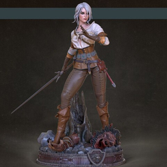 Ciri with topless ver. - The Witcher