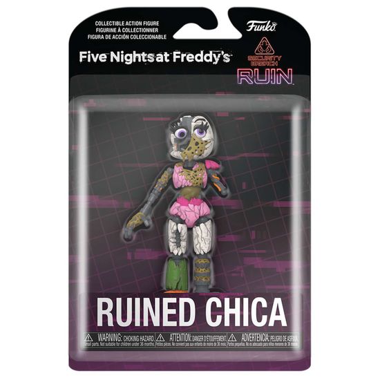 Фигурка Funko Action Figure FNAF Security Breach Ruin Ruined Chica 72467 / Фигурка Фанко ПОП! по мотивам компьютерной игры "Пять ночей с Фредди", Чика