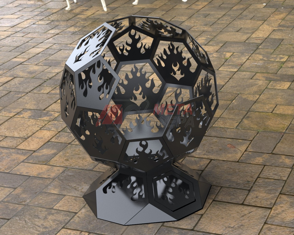 Чаша костровая Пламя