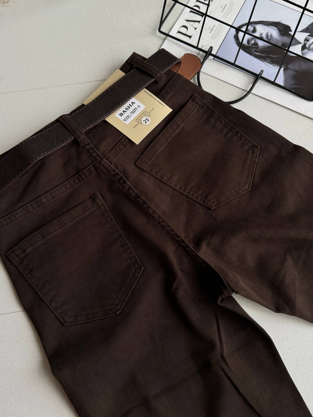 Брюки джинсовые жен. 73277-3 шок.