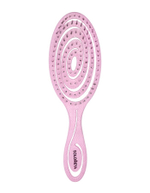 [Solomeya] Подвижная био-расческа для волос СВЕТЛО-РОЗОВАЯ Detangling Bio Hair Brush Light Pink, 1шт