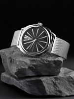 Кварцевые часы Black Hole, серебро