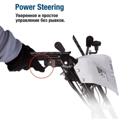 Hyundai HS 7680E бензиновый снегоуборщик 14 л.с. ковш 76 см, выброс 18 м, 6 вперед/2 назад