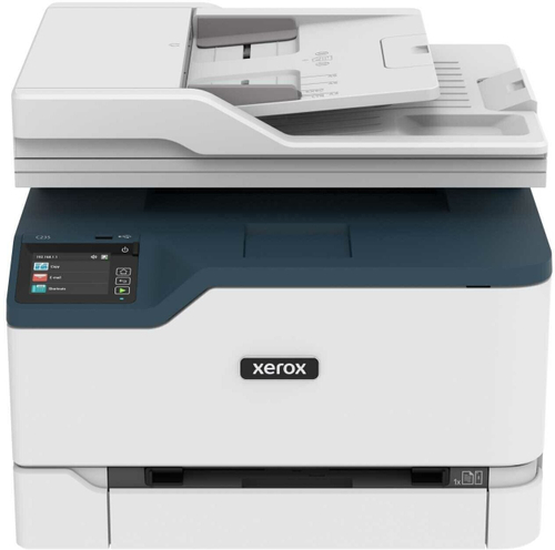 МФУ лазерное Xerox C235V_DNI, принтер/копир/сканер/факс, А4, цветной, 22 стр/мин, 30K стр/мес, 512 Мб, 1000Мгц, 600х600 dpi, Duplex, ADF