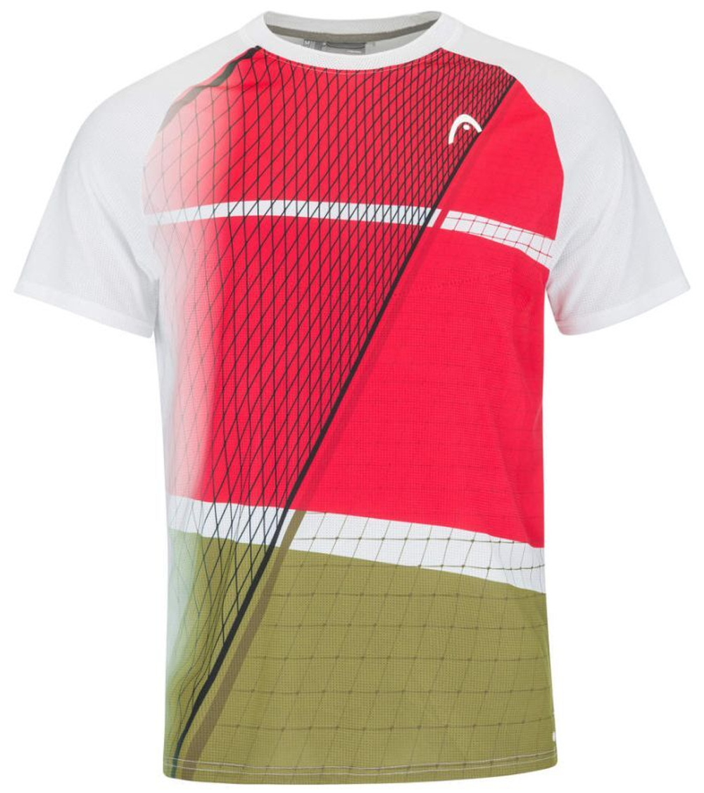 Мужская теннисная футболка Head Performance MC Melbourne T-Shirt - olive
