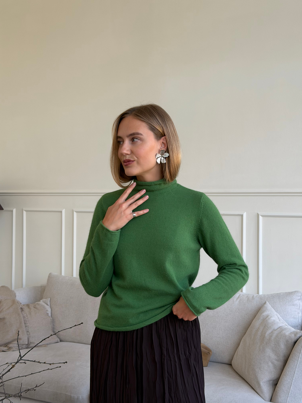 Водолазка Гринни зеленый