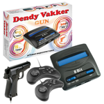 8 битная игровая приставка Dendy Vakker 300 встр. игр+ пистолет