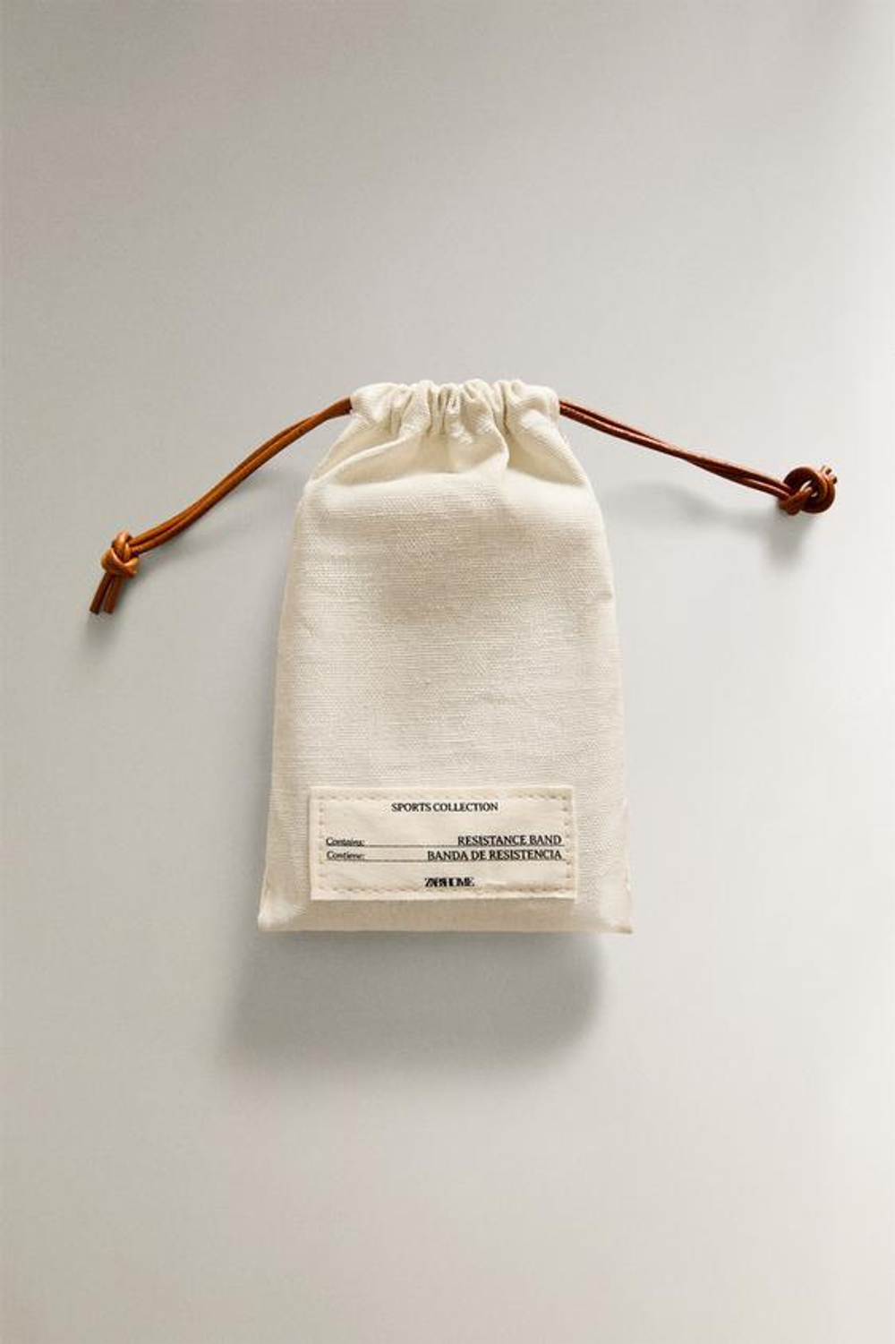 ZARA HOME ЭЛАСТИЧНАЯ ЛЕНТА СОПРОТИВЛЕНИЯ, БЕЖЕВО-КОРИЧНЕВЫЙ