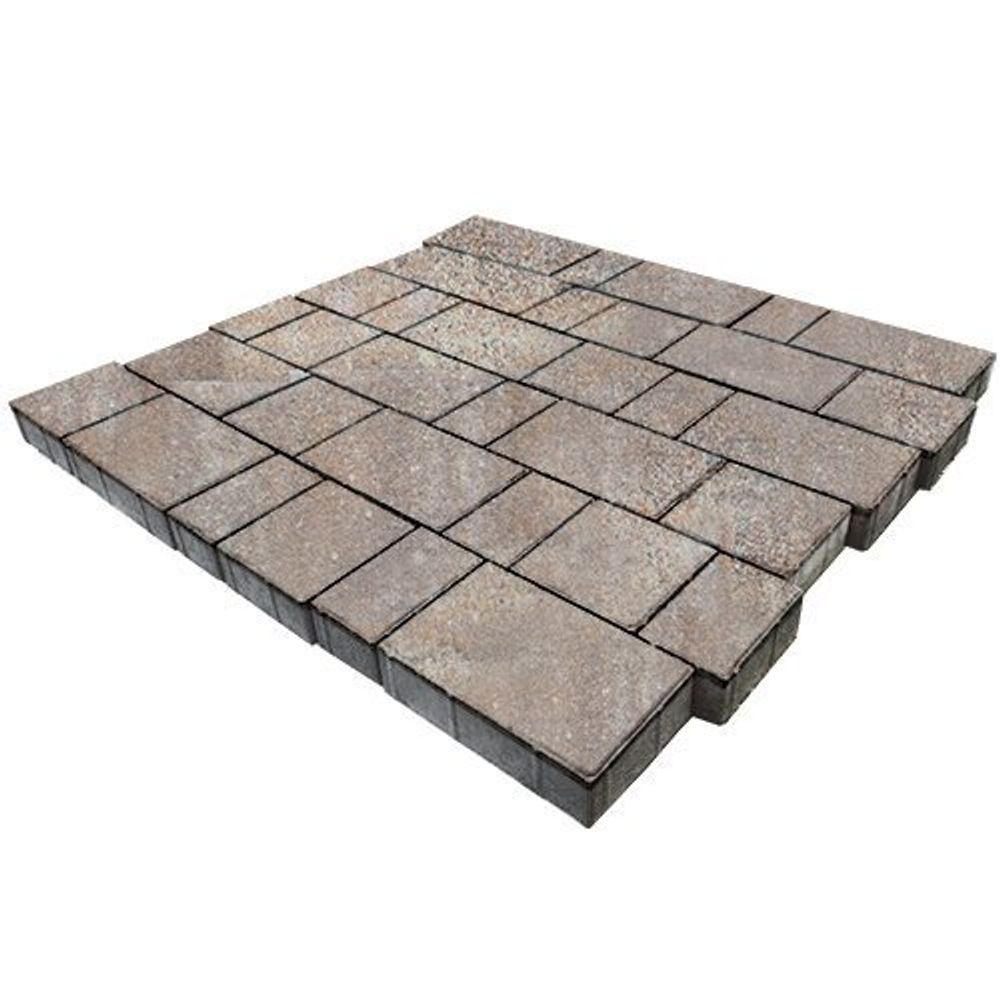 Тротуарная плитка Новый город Рид, 80 мм, Colormix Берилл, гладкая