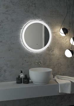 Зеркало "Planet white Led" D 600 с бесконтактным сенсором