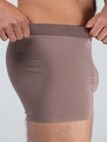 Мужские трусы-боксеры из вискозного полотна (Размер: S) (Цвет: коричневый)