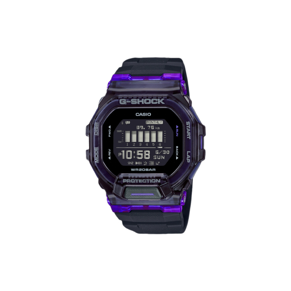 Часы G-SHOCK G-SHOCK G-SQUAD LED, GBD-200SM-1A6JF
