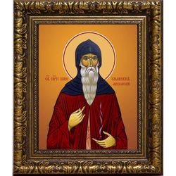 Шио (Симеон) Мгвимский преподобный. Икона на холсте.