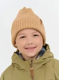 Шапка тыква из смесовой шерсти однослойная "Песок"