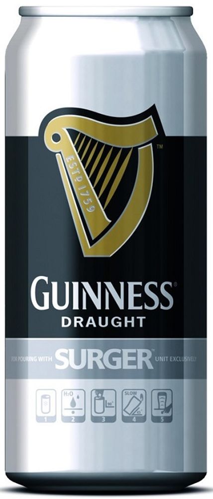 Пиво Гиннесс Соргер Драфт / Guinness Draught Surger 0.44л