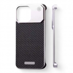 Арома-чехол для iPhone 15 Pro, алюминиевый и карбоновый