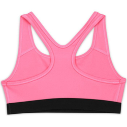 Топ для девочки теннисный Nike Swoosh Bra G - sunset pulse/white