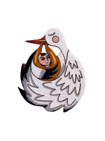 Значок AUGUST WOOD AW_M10 "Сосуд Гигеи"