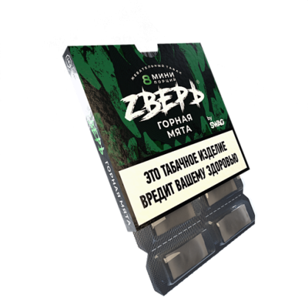 Жевательный табак "Zверь" Горная Мята 3гр. (М)