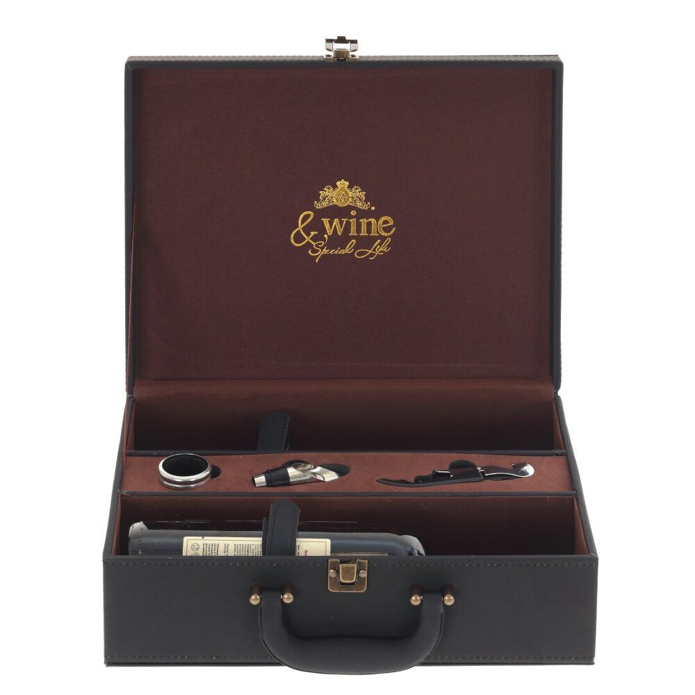 GAEM Шкатулка для бутылок с набором сомелье, L34,5 W26,5 H11,5 см