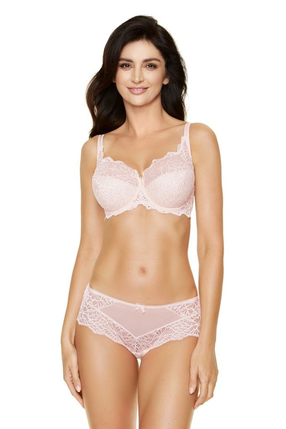 Бюстгальтер Erie с чашками на тонком поролоне (Размер: 85G) (Цвет: пудровый)