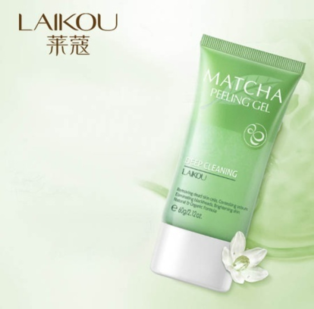 LAIKOU Пилинг с экстрактом зеленого чая матча